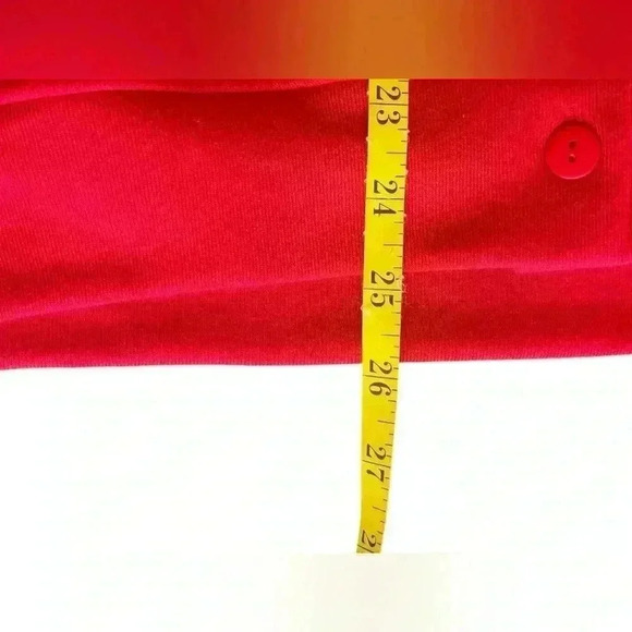 C&K Designs Music Notes Fleece Cardigan Jacket Double Crew Neck Button Front Med - Picture 11 of 11